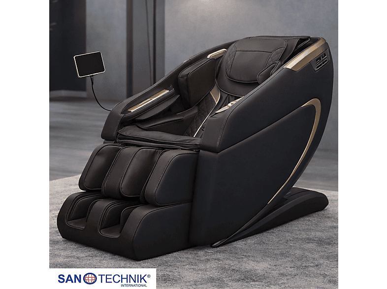 Sanotechnik MA2605 Medora Luxus Massagesessel, Schwarz