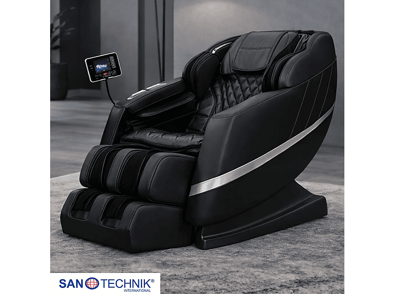 Sanotechnik MA2608 Vitalora Luxus Massagesessel, Schwarz