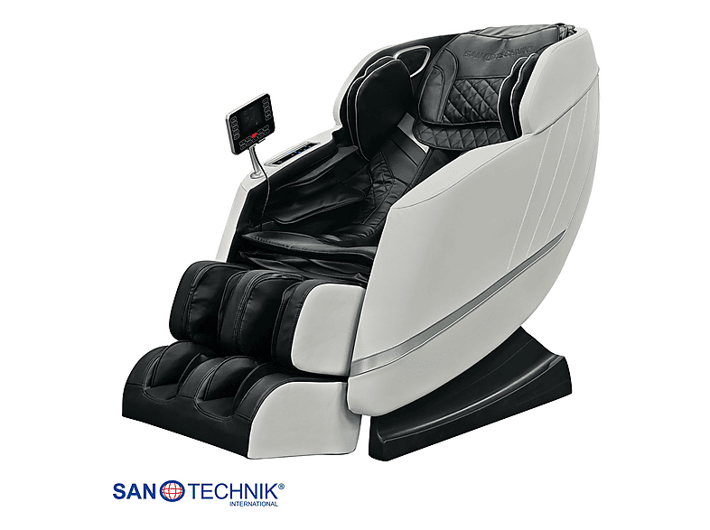Sanotechnik MA2609 Calmora Luxus Massagesessel, Schwarz/Weiß — Foto 3 von 5