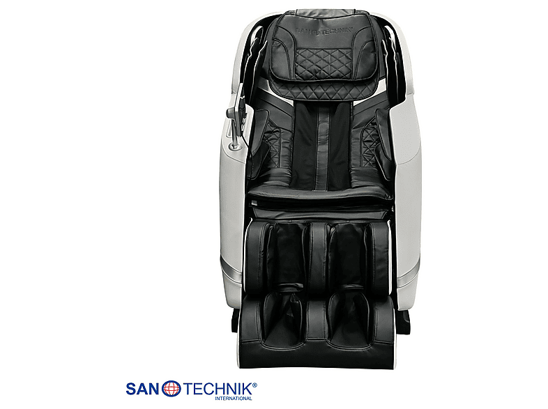 Sanotechnik MA2609 Calmora Luxus Massagesessel, Schwarz/Weiß — Foto 4 von 5