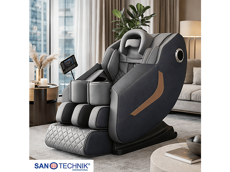 Sanotechnik MA2801 Wellora Luxus Massagesessel, Grau — Foto 5 von 5