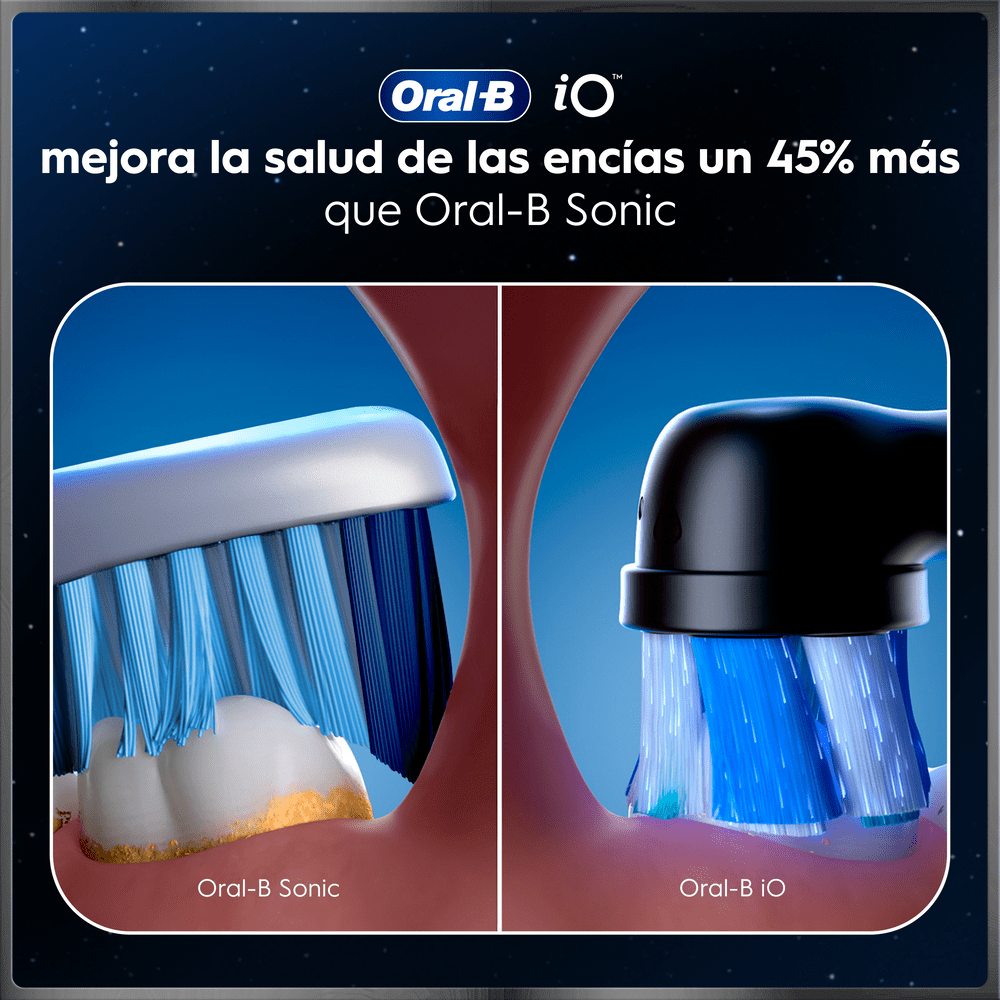 Oral-B iO vs Oral-B Sonic: comparativa de cabezales de cepillo en dientes.