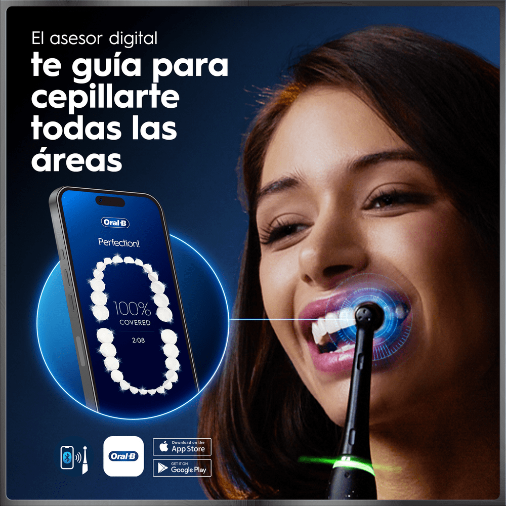 El asesor digital te guía para que te cepilles todas las áreas.