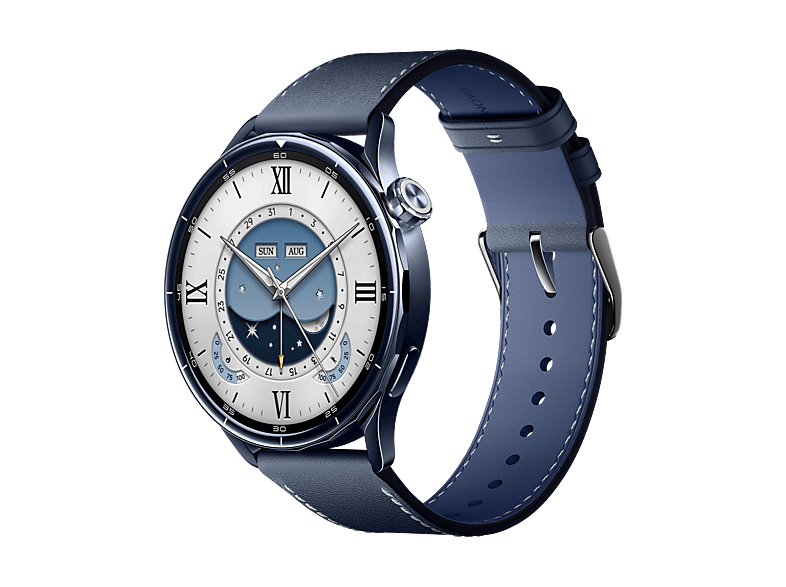 Reloj deportivo - Xiaomi Watch S5, Correa 46mm, Hasta 21 días de Autonomía, HyperOS, Pantalla AMOLED, Azul