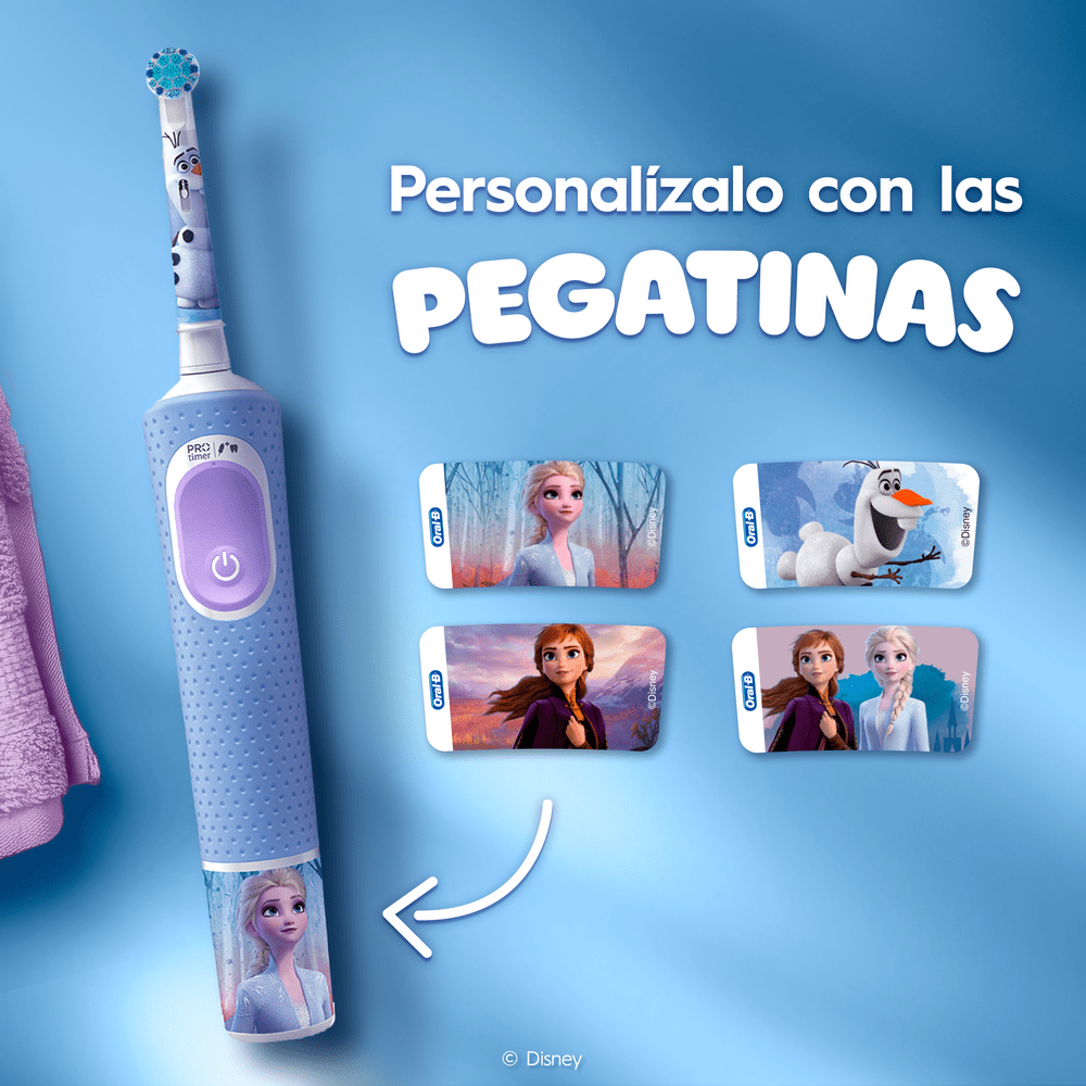 Personalízalo con las pegatinas. Disney.