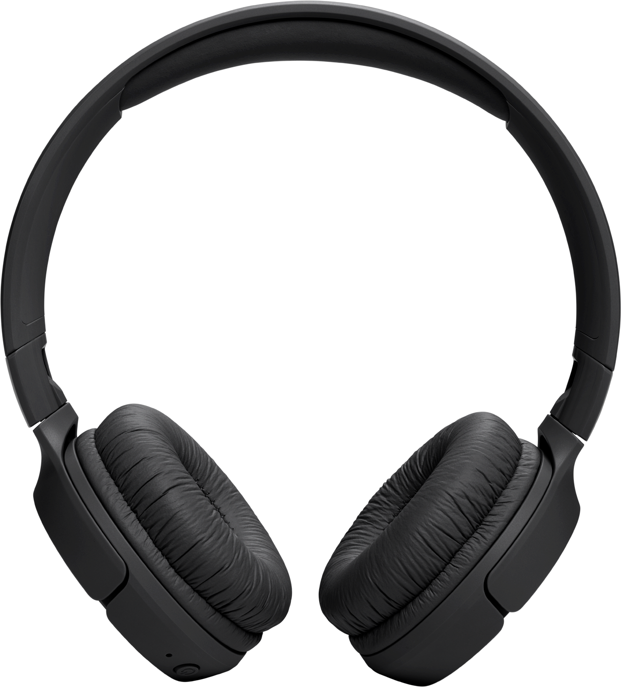 Casque noir supra-auriculaire avec oreillettes rembourrées et arceau réglable.