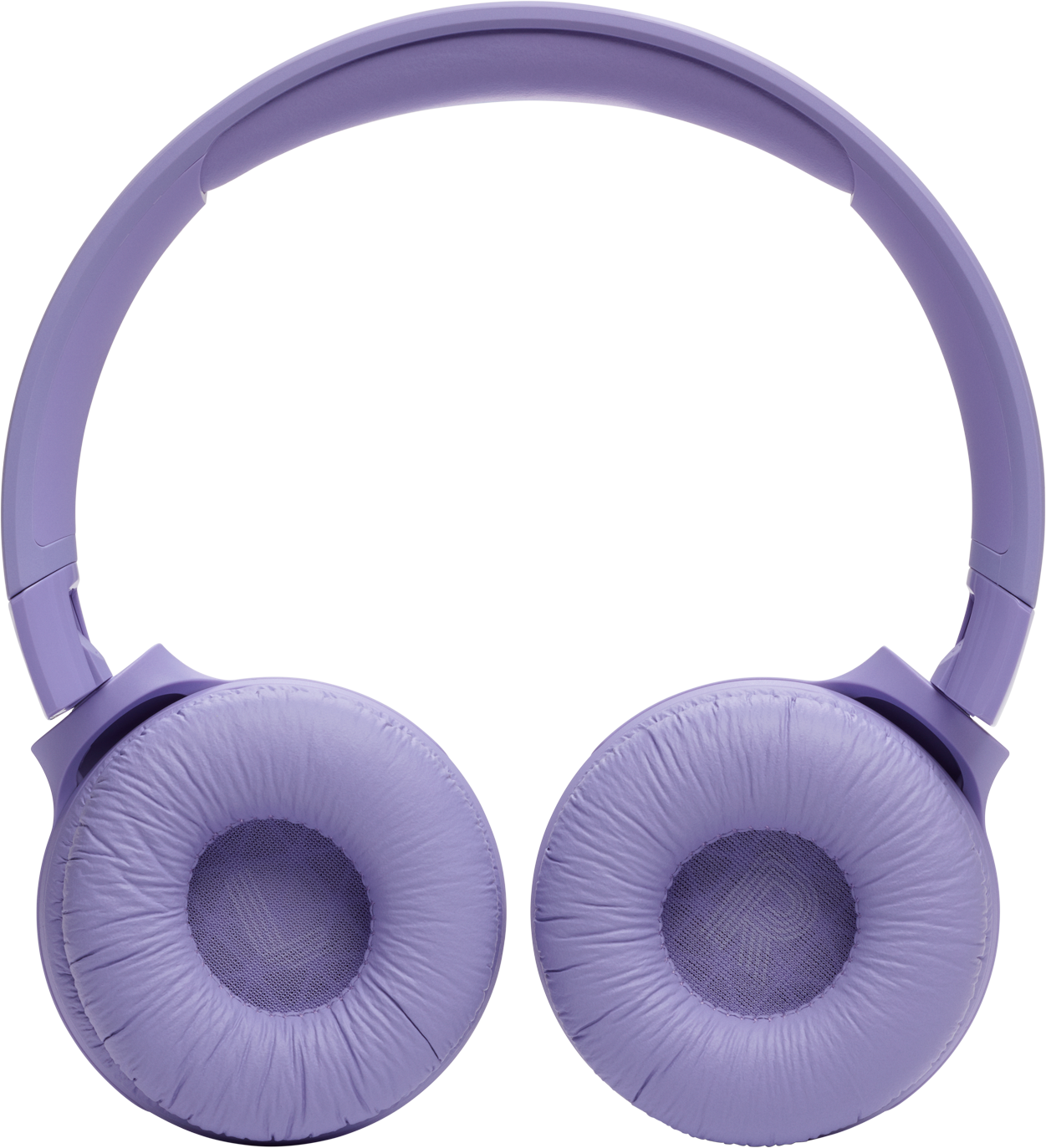 Cuffie viola over-ear con padiglioni imbottiti e archetto.