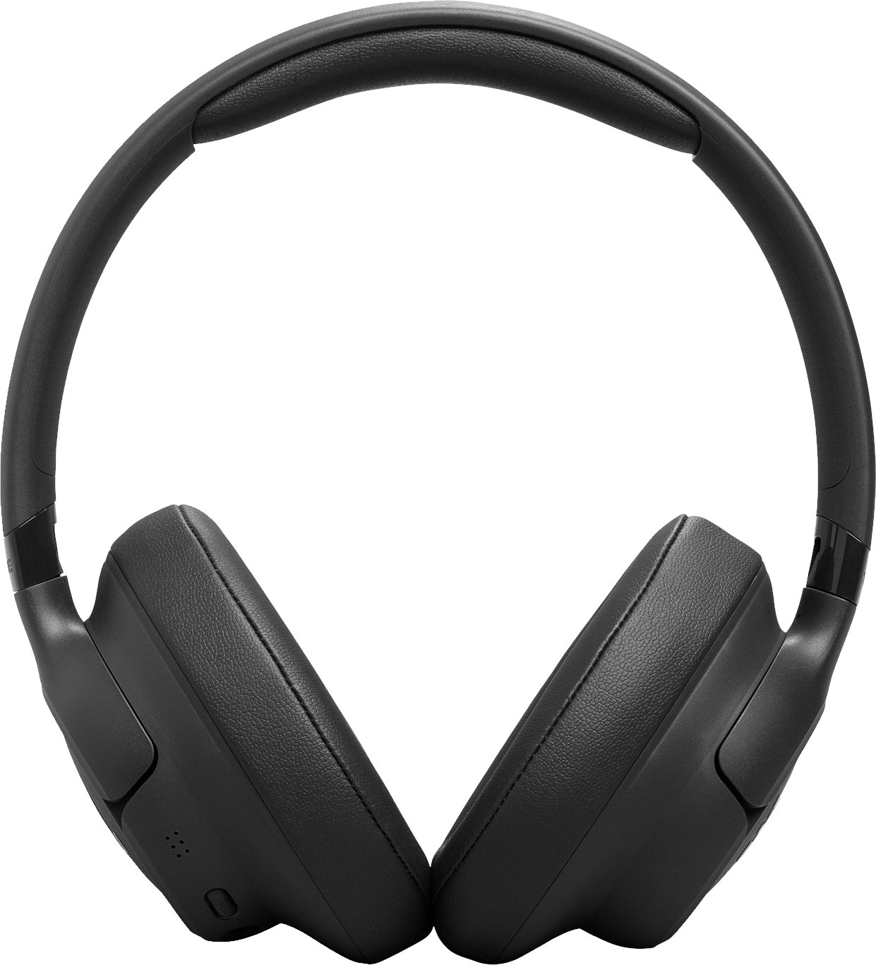Schwarze Over-Ear-Kopfhörer mit gepolsterten Ohrmuscheln und einem gepolsterten Kopfbügel.