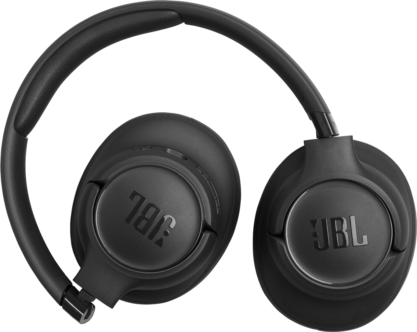 Schwarze JBL-Kopfhörer mit gepolstertem Kopfbügel und Ohrmuscheln.