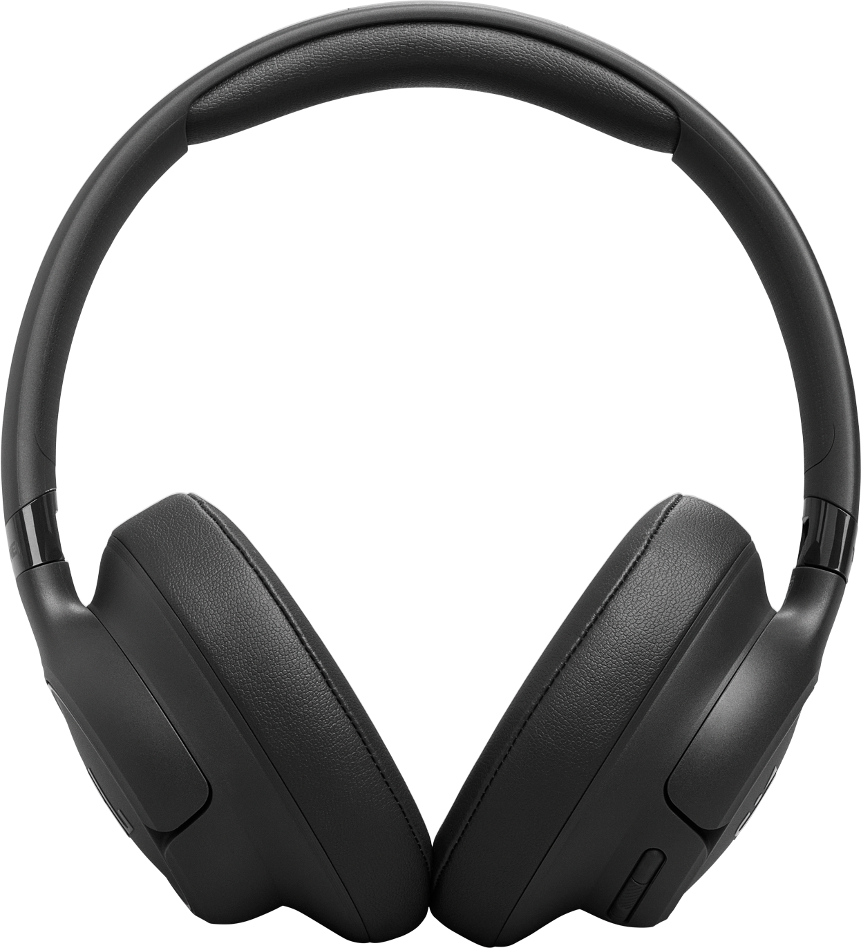 Schwarze Over-Ear-Kopfhörer mit gepolstertem Bügel und Ohrmuscheln.