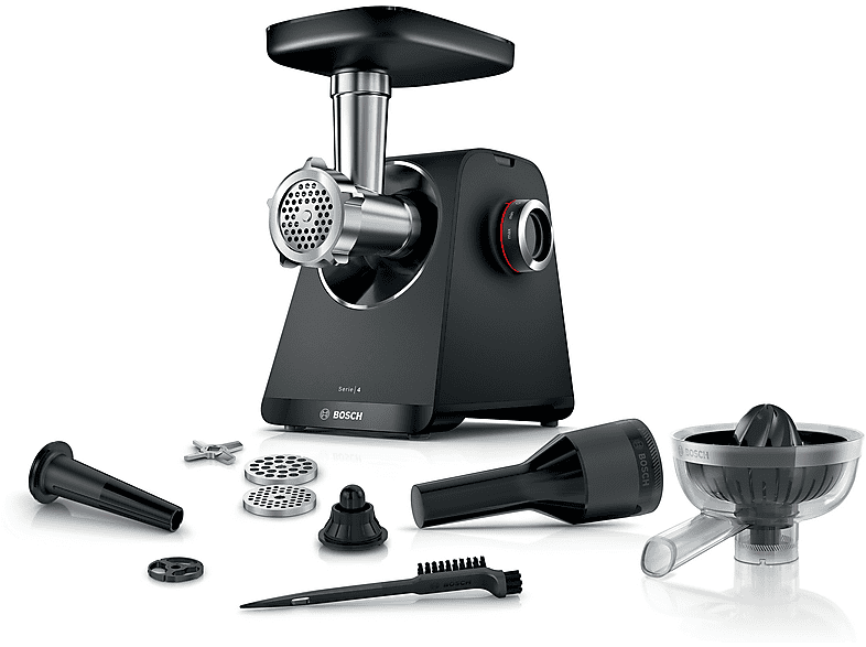 Bosch MFWS430B Fleischwolf MultiPower Series 4 1900 W Schwarz