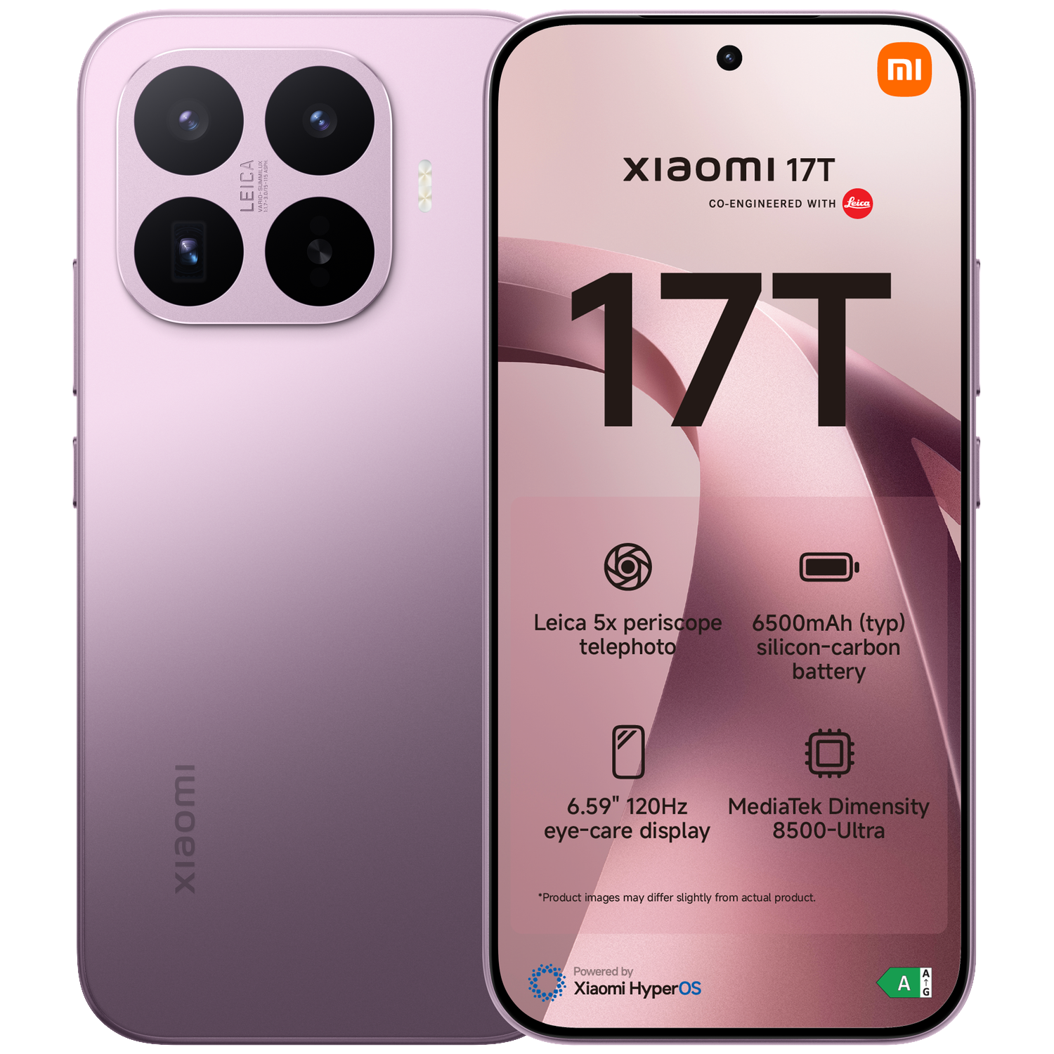 XIAOMI 17T 12GB - 256 GB Paars