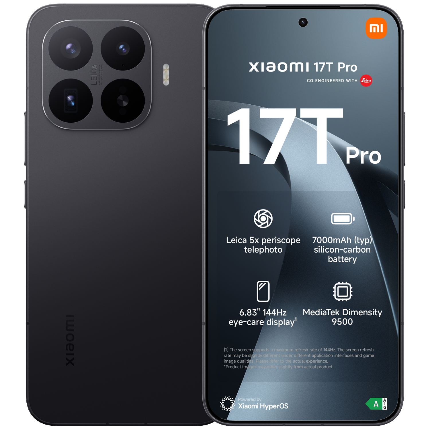 XIAOMI 17T Pro 12GB - 256 GB Zwart