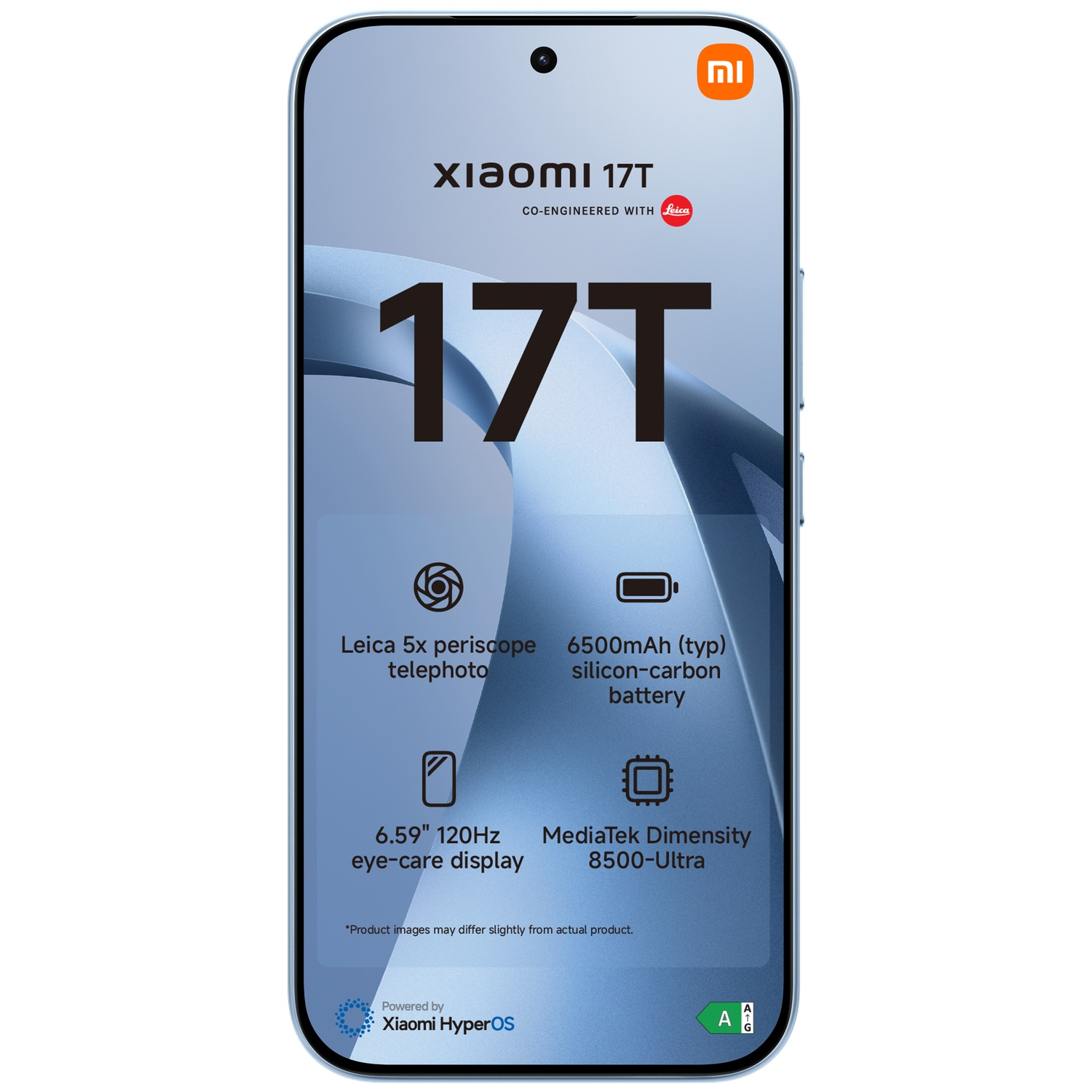 Xiaomi 17T: 6.59" 120Hz scherm, 6500mAh batterij, Leica telefoto.