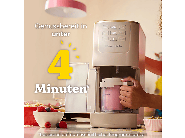 Russell Hobbs 28750-56 Chilluxe™ Eismaschine (800 Watt, , Stone) — Foto 4 von 5