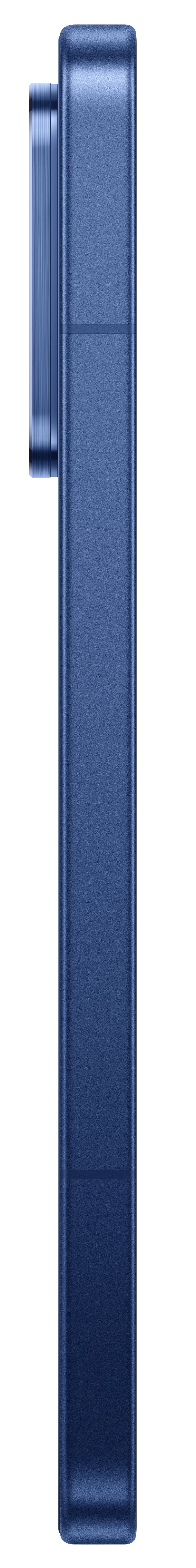 Ein blaues rechteckiges Objekt mit einer Kamera auf der linken Seite.