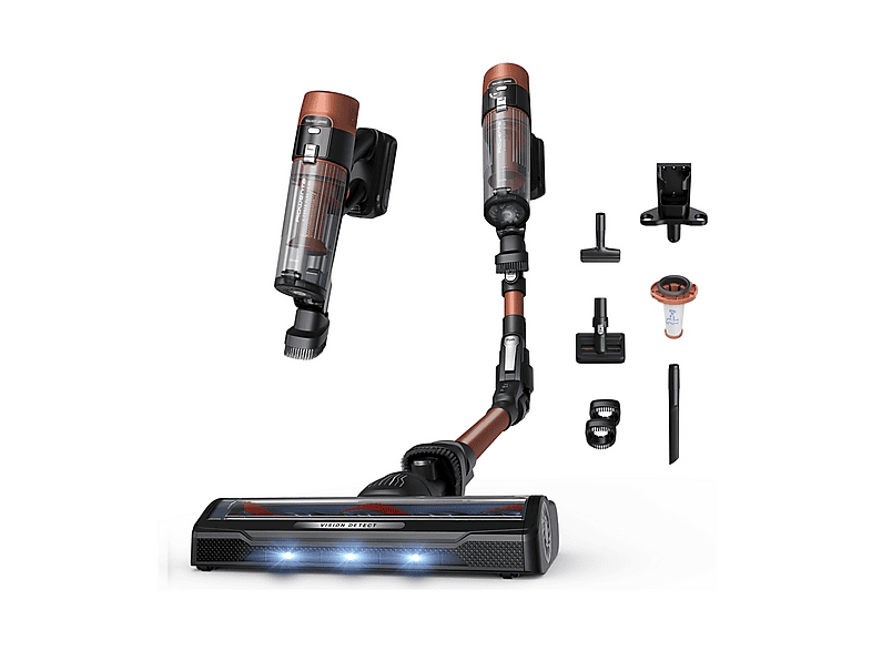 SCOPA ELETTRICA ROWENTA X-FORCE FLEX 10.80 RH7A73, Autonomia fino a 60 min, Contenitore polvere 0,44 l, Copper orang