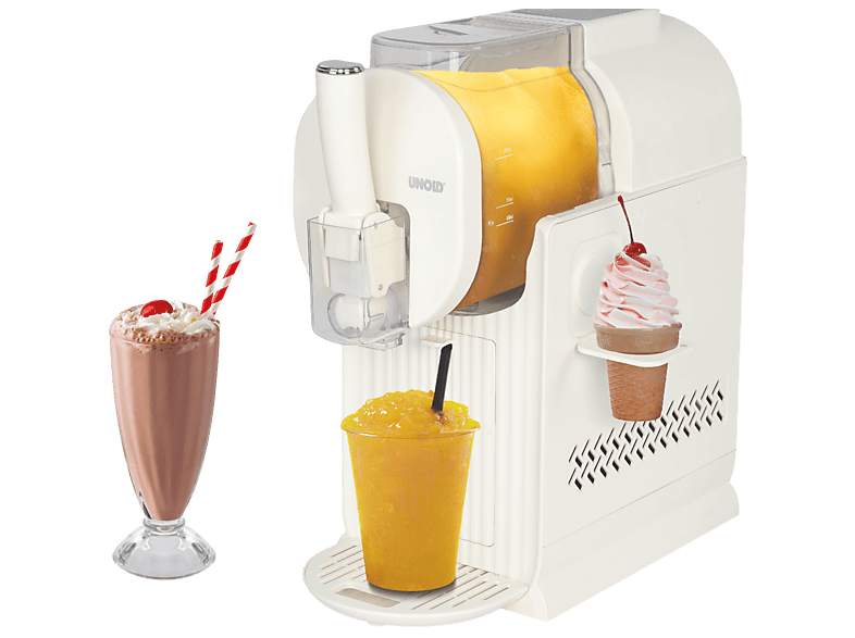 Unold 48960 Sofia Slush und Softeismaschine (150 Watt, 2 l, Creme)