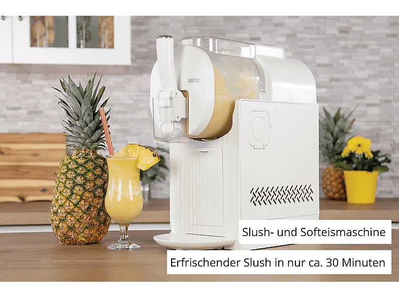 Unold 48960 Sofia Slush und Softeismaschine (150 Watt, 2 l, Creme) — Foto 4 von 5