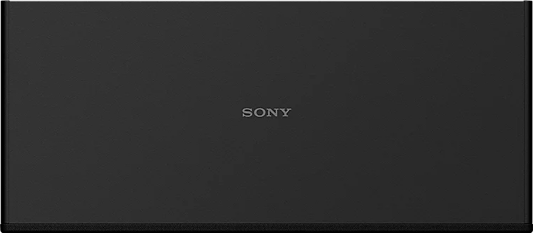 Sötét felület ezüst SONY logóval a közepén.