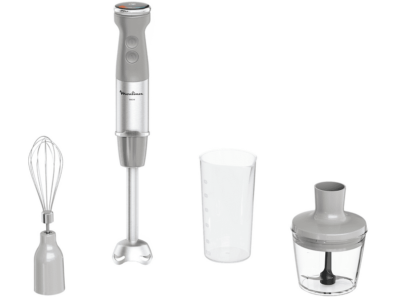 FRULLATORE MOULINEX Quickchef+ DD673B, Potenza massima 1000 W, Recipiente da 0.8 l, Grigio