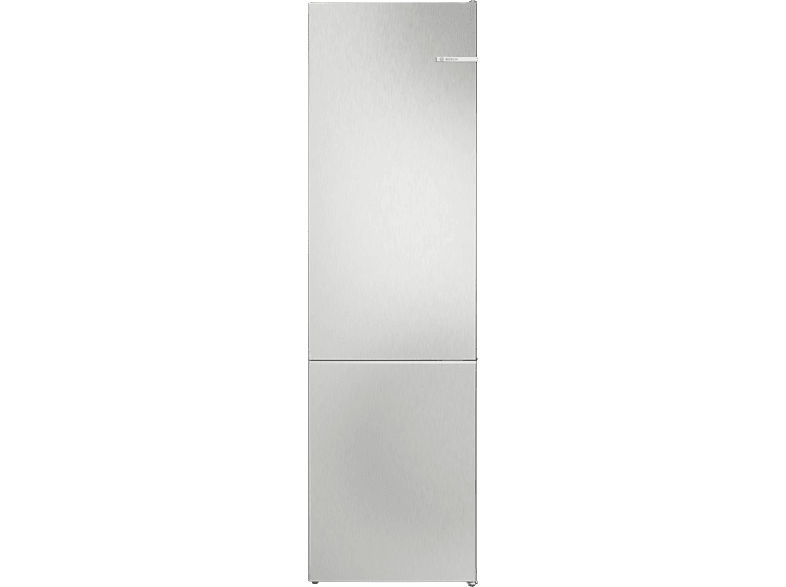 Bosch KGN392LAG, Total No Frost, 203 cm, 363 l, VitaFresh XXL, Cajón 0º, Acero mate antihuellas