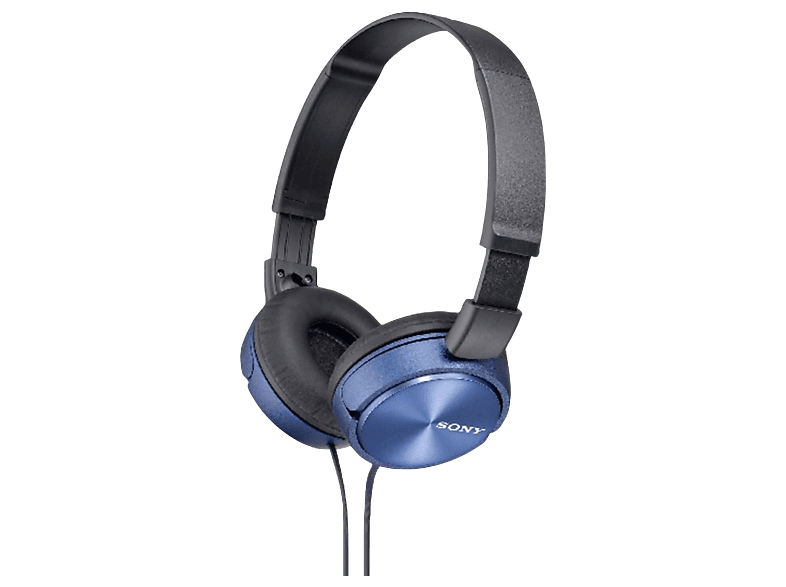 Auriculares - Sony MDR-ZX310, Hifi, 10Hz 24000Hz, 98dB, Cable de 1.2m, Almohadillas acolchadas, Azul