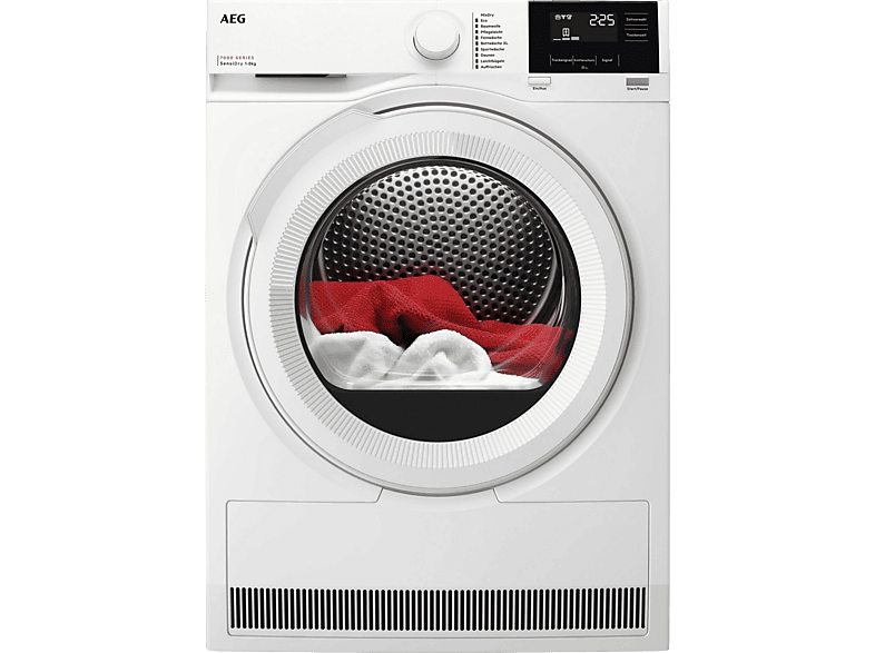 AEG TR7T61580 Wärmepumpentrockner (8 kg, EEK: D, 65 dB(A)), Weiß)
