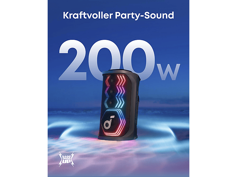 【特価】Soundcore Rave 3s SOUNDCORE BY ANKER soundcore Rave 3S | Schwarz Partylautsprecher