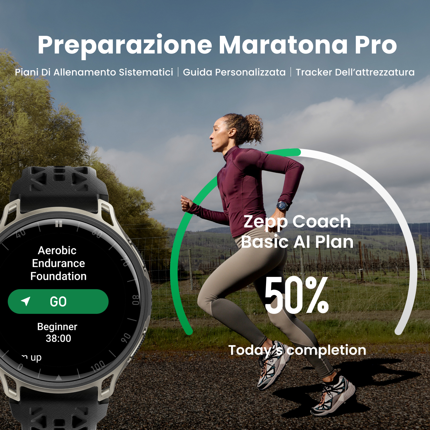 SPORTWATCH AMAZFIT CHEETAH 2 PRO , TITANIUM