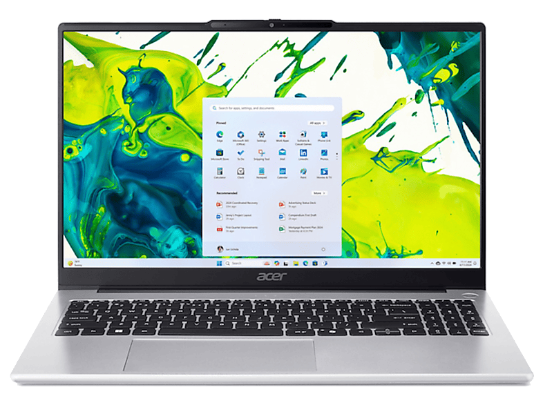 Portátil - Acer Aspire Lite 15 AL15-54P-70MJ, 15.6" Full-HD, Intel® Core™ Ultra 7 155U, 16GB RAM, 512GB SSD, Graphics, Windows 11, Sin cargador