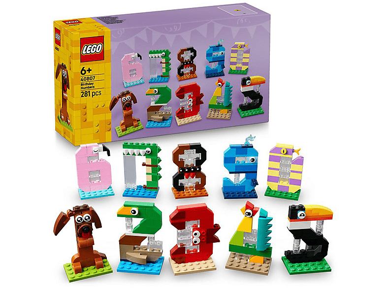 Lego Iconic 40807 Geburtstagszahlen Bausatz