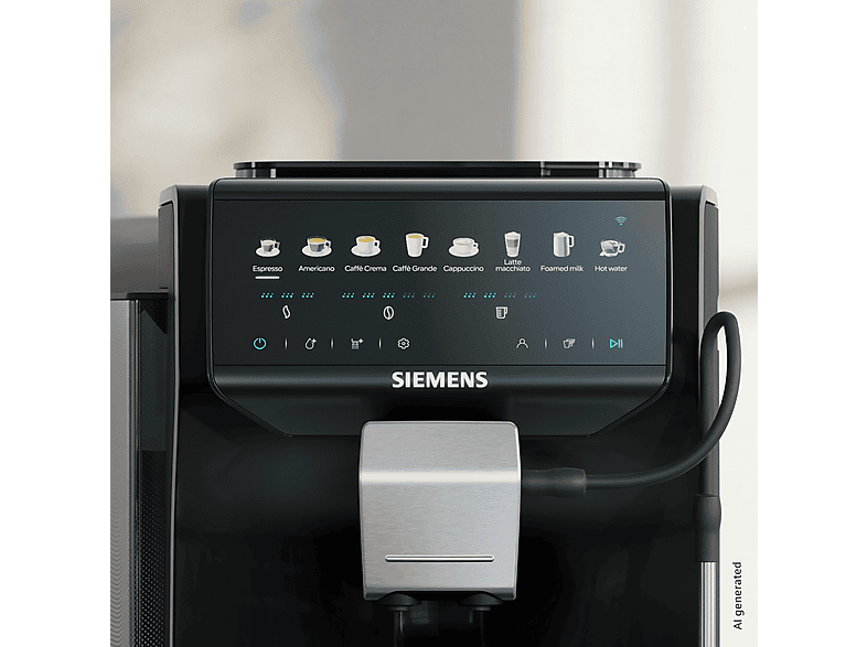 SIEMENS TP555EM7 EQ500 iAroma Kaffeevollautomat Klavierlack schwarz