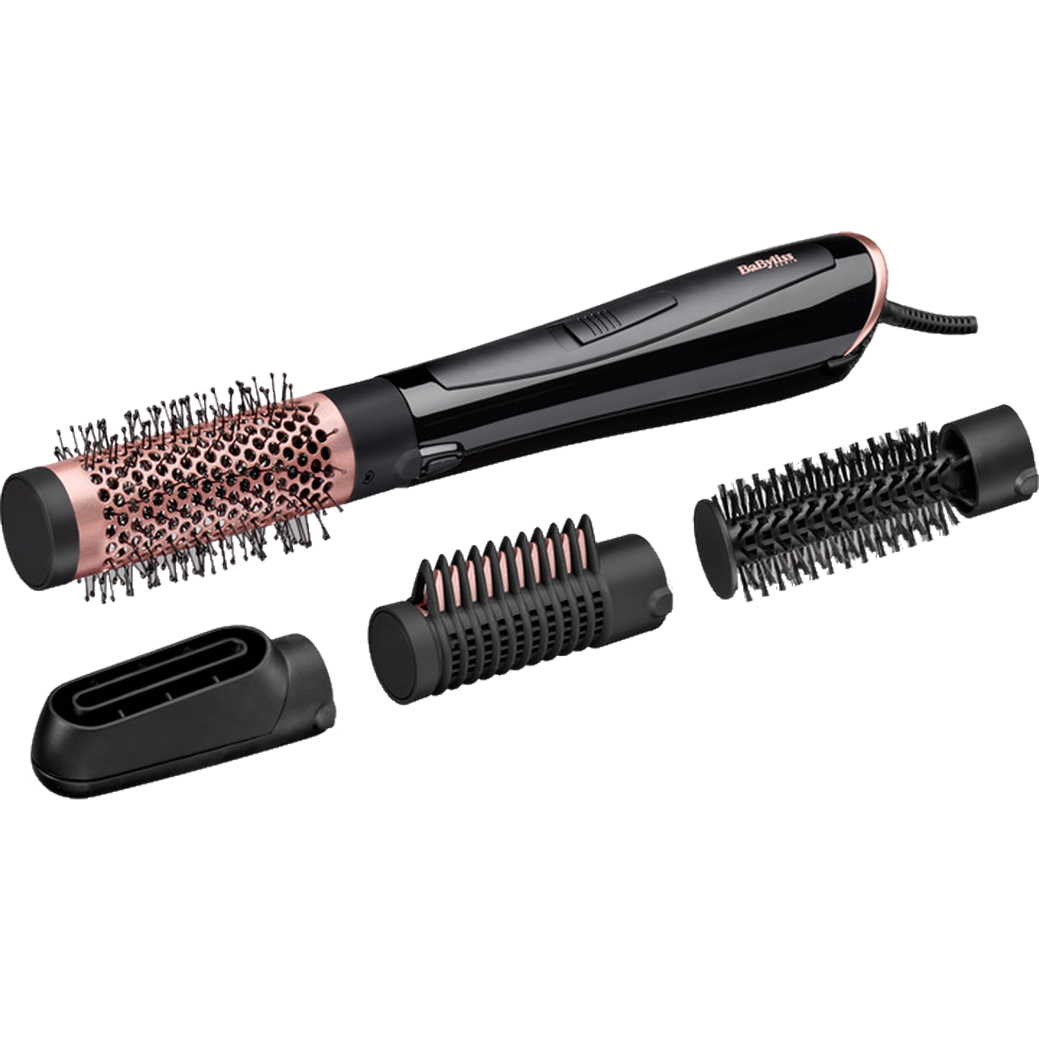 BABYLISS Perfect Finish AS126E Föhnborstel Zwart