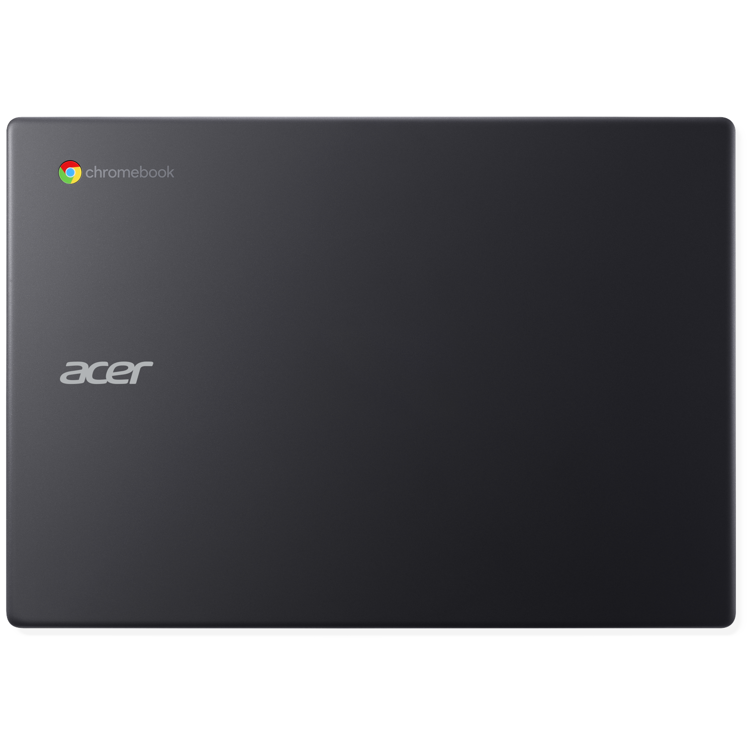 A dark Acer Chromebook laptop with its logo at the top left.