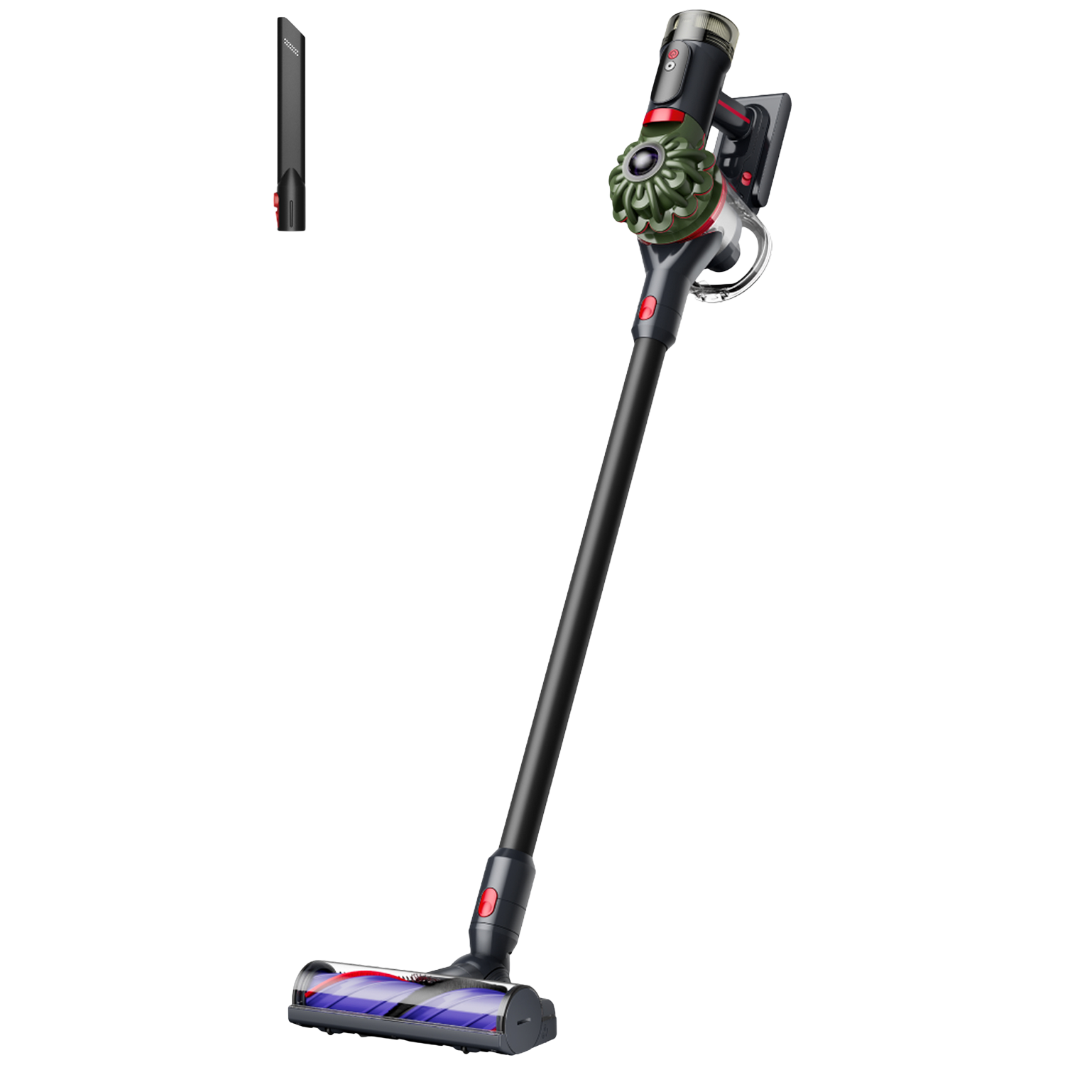 DYSON V8 Cyclone - Steelstofzuiger incl. kruimelzuiger - Accuduur 60 min - Groen/Zwart