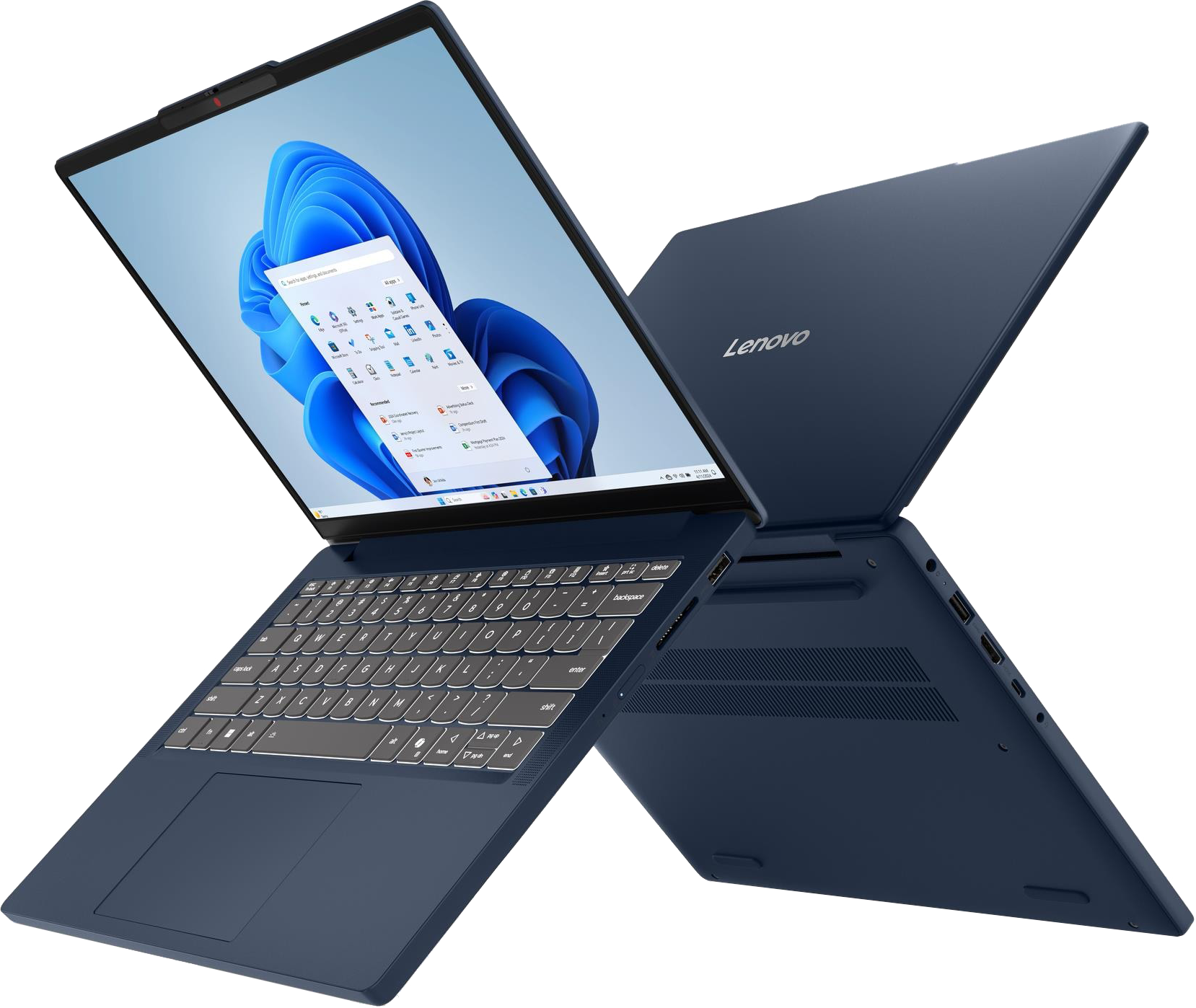 LENOVO IdeaPad Slim 3 14IRH10 83K000DXHV Kék Laptop (14" WUXGA OLED/Core i7/8GB/512 GB SSD/NoOS)