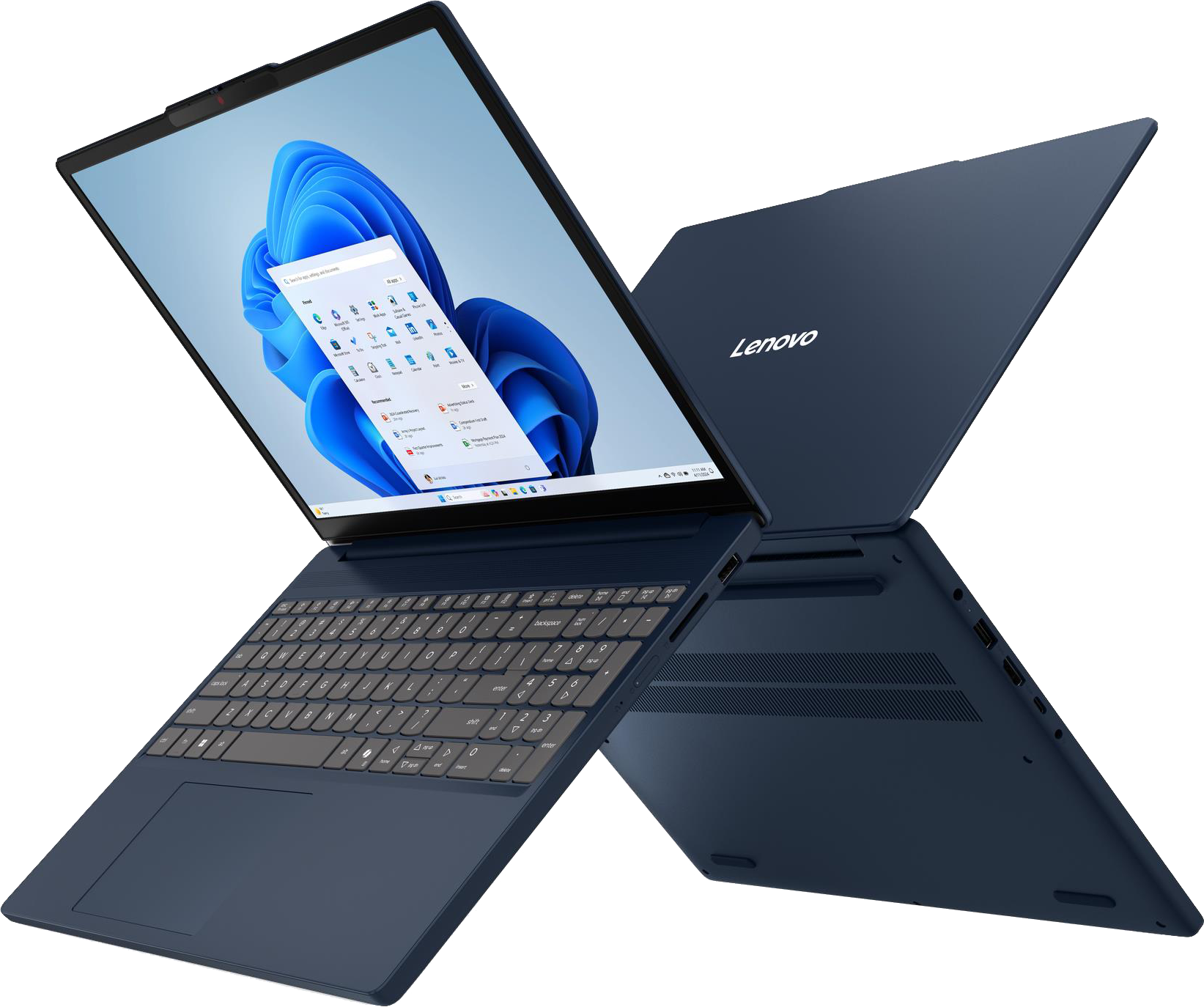 LENOVO IdeaPad Slim 3 15IRH10 83K100AQHV Kék Laptop (15,1" WQXGA OLED/Core i5/8GB/1024 GB SSD/NoOS)