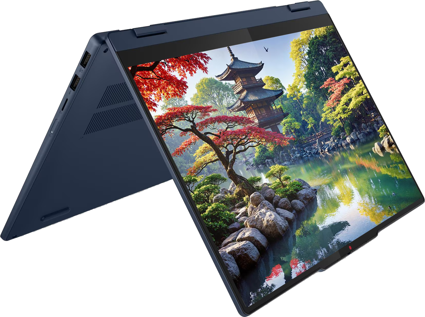 LENOVO IdeaPad 5 2-in-1 14AKP10 83KT0037HV Kék Laptop (14" WUXGA Touch/Ryzen AI 5/16GB/512 GB SSD/Win11H)