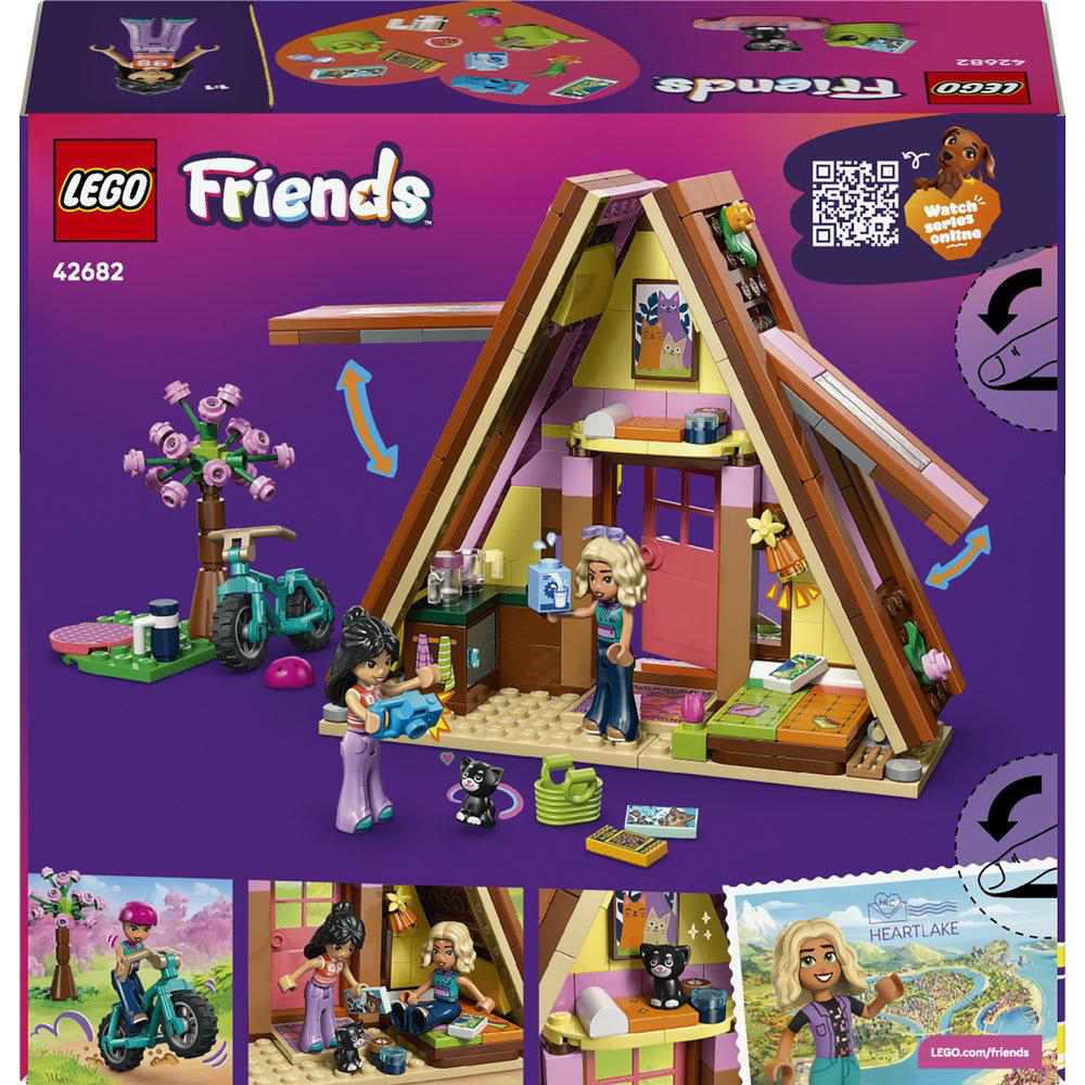 Lego Friends Baumhaus mit Figuren, Fahrrad und Zubehör.