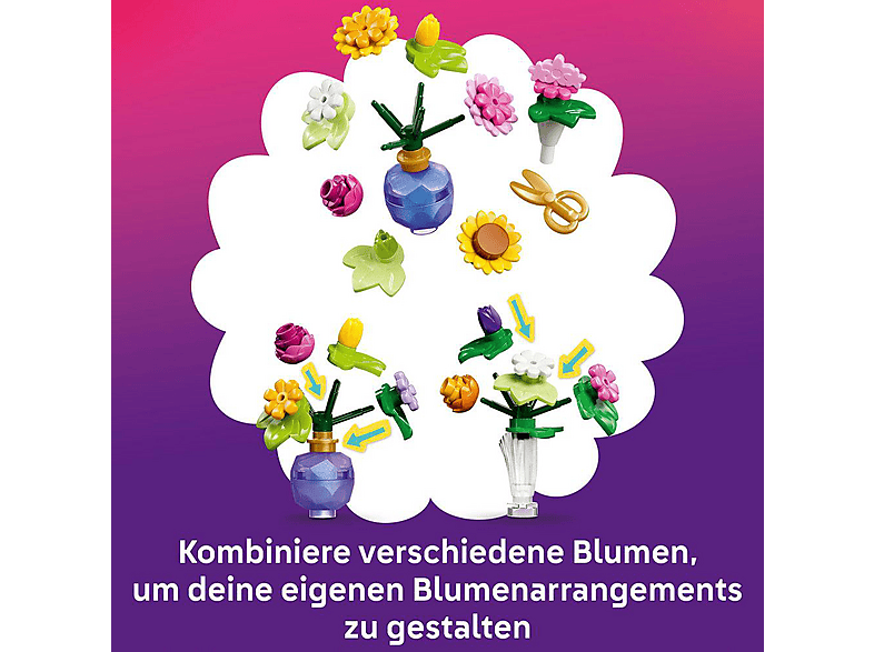 LEGO Friends 42693 Kreativer Blumenladen Bausatz, Mehrfarbig