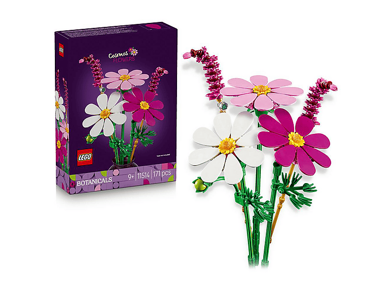 LEGO Botanicals 11514 Kosmeen Bausatz, Mehrfarbig Kunststoff