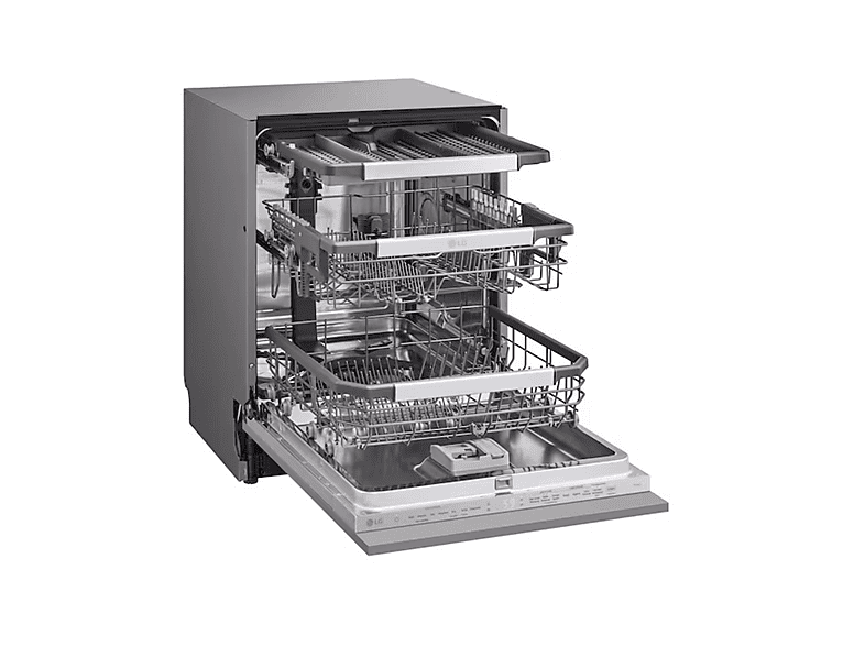 Lavavajillas integrable - LG DB476TXS, 14 servicios, 10 programas, 60 cm, TrueSteam™, Tercera bandeja, Sin panelar – imagen 2