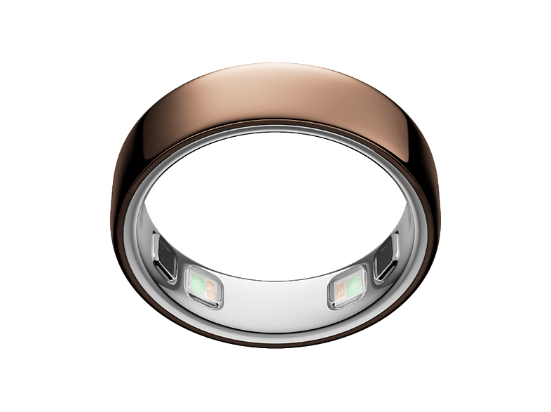 Anillo inteligente - Oura Ring 5, Talla 7, Hasta 9 días autonomía, Bluetooth, 50 métricas de salud, Titanio, Deep Rose