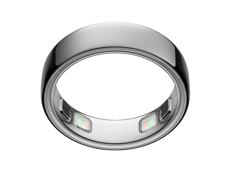 Anillo inteligente - Oura Ring 5, Talla 11, Hasta 9 días autonomía, Bluetooth, 50 métricas de salud, Titanio, Plata