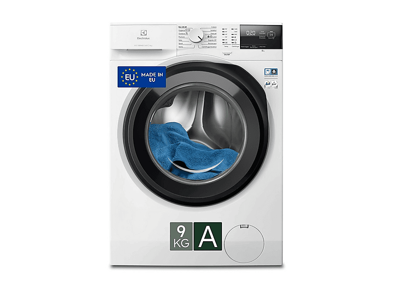 ELECTROLUX EW6F29G LAVATRICE, Caricamento frontale, 9 kg, 14 programmi, Profondità 63,6 cm, Giri 1400 rpm, Bianco, livello rumorosità centrifuga 76 dB(A), Classe A