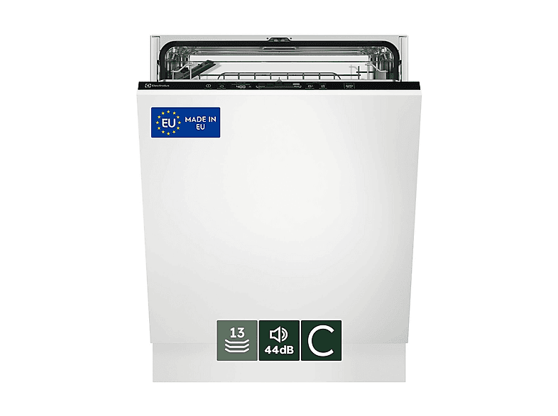 LAVASTOVIGLIE INCASSO Pannello frontale non in dotazione ELECTROLUX EES47400L, Programmi 8, Dimensioni: L 59,6 cm, A 81,8 P 55 Rumorosità 44 dB(A), Consumo di acqua 9,9 l, Bianco, Classe C