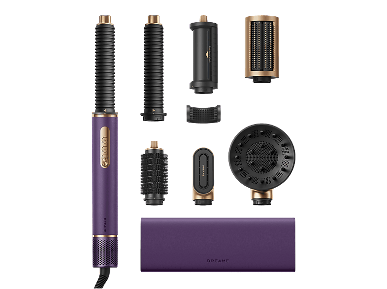 Dreame AirStyle Pro 2 Haartrockner Purple, 1300 Watt, 7 Aufsätze