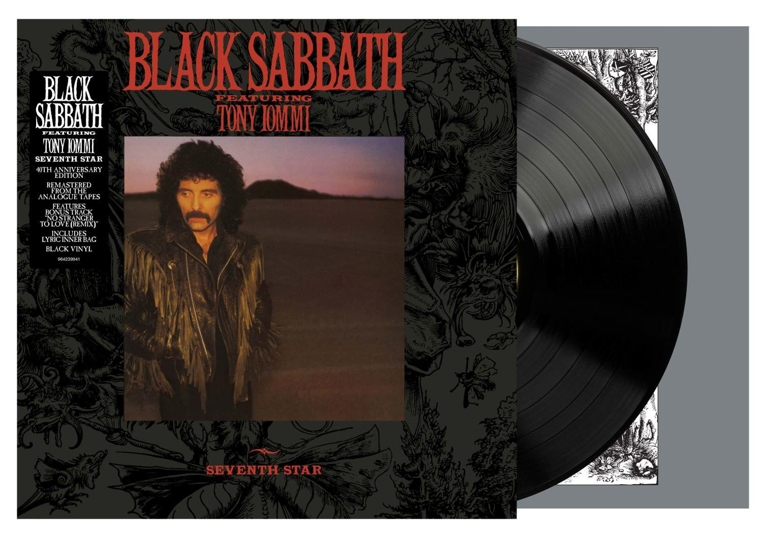 Das Cover von Black Sabbath Featuring Tony Iommi, "Seventh Star" Vinyl-LP.