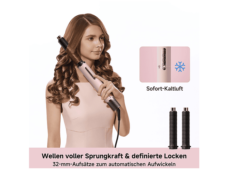 Dreame Airstyle Era 2 Haarstyler Rosa, 1300 Watt, 8 Aufsätze — Foto 5 von 5
